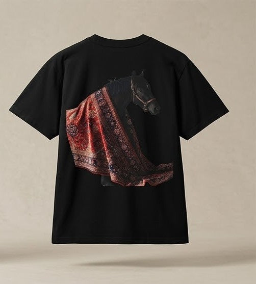 Horse Portrait T‑Shirt — Elegant Paired Horses Graphic Tee