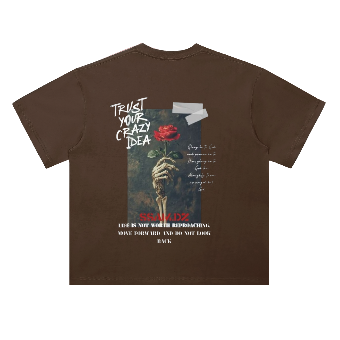 Hope Streetwear T-Shirt - Heavyweight Drop Shoulder Cotton T-Shirt