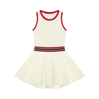 Women's Color Block A-Line Sleeveless Dress