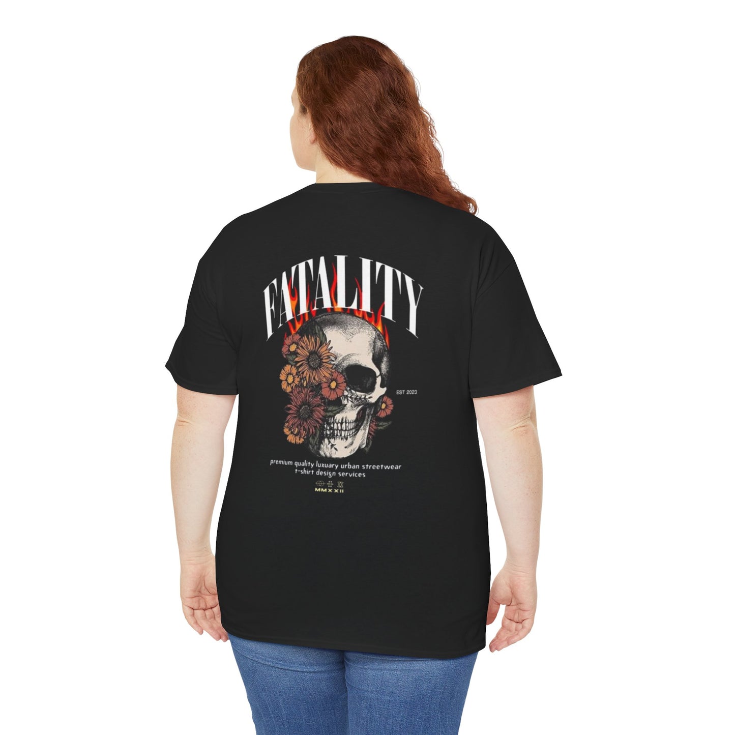 Skull & Roses Tee — “Conquer” Graphic Shirt