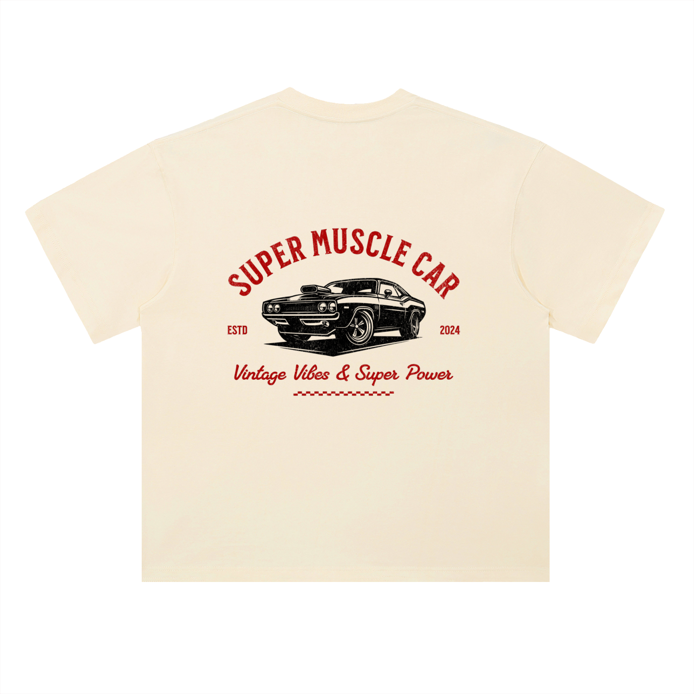 Heavyweight Drop Shoulder Cotton T-Shirt