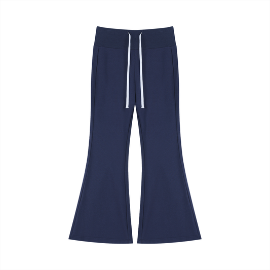 Women's Drawstring Flared Leg Pants