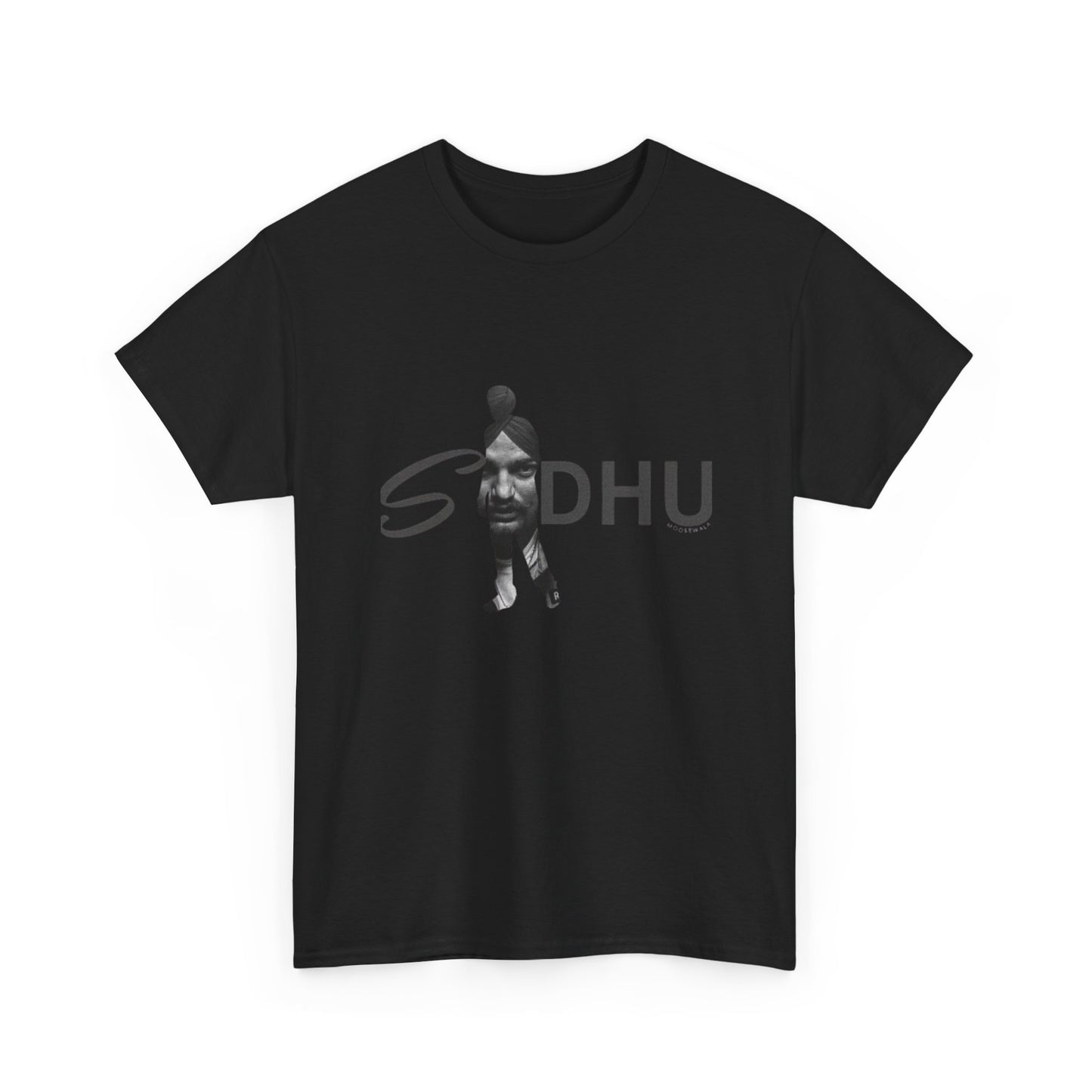 Punjabi Music Graphic Tee — 'SIDHU' Backstage Photo T‑Shirt