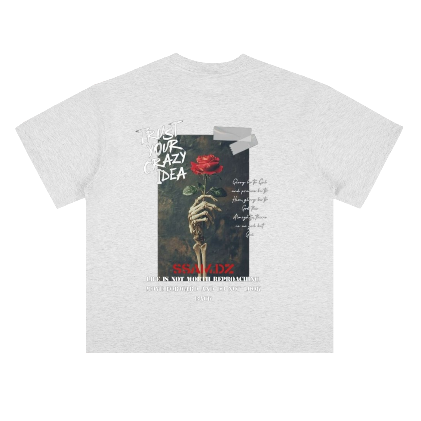 Hope Streetwear T-Shirt - Heavyweight Drop Shoulder Cotton T-Shirt