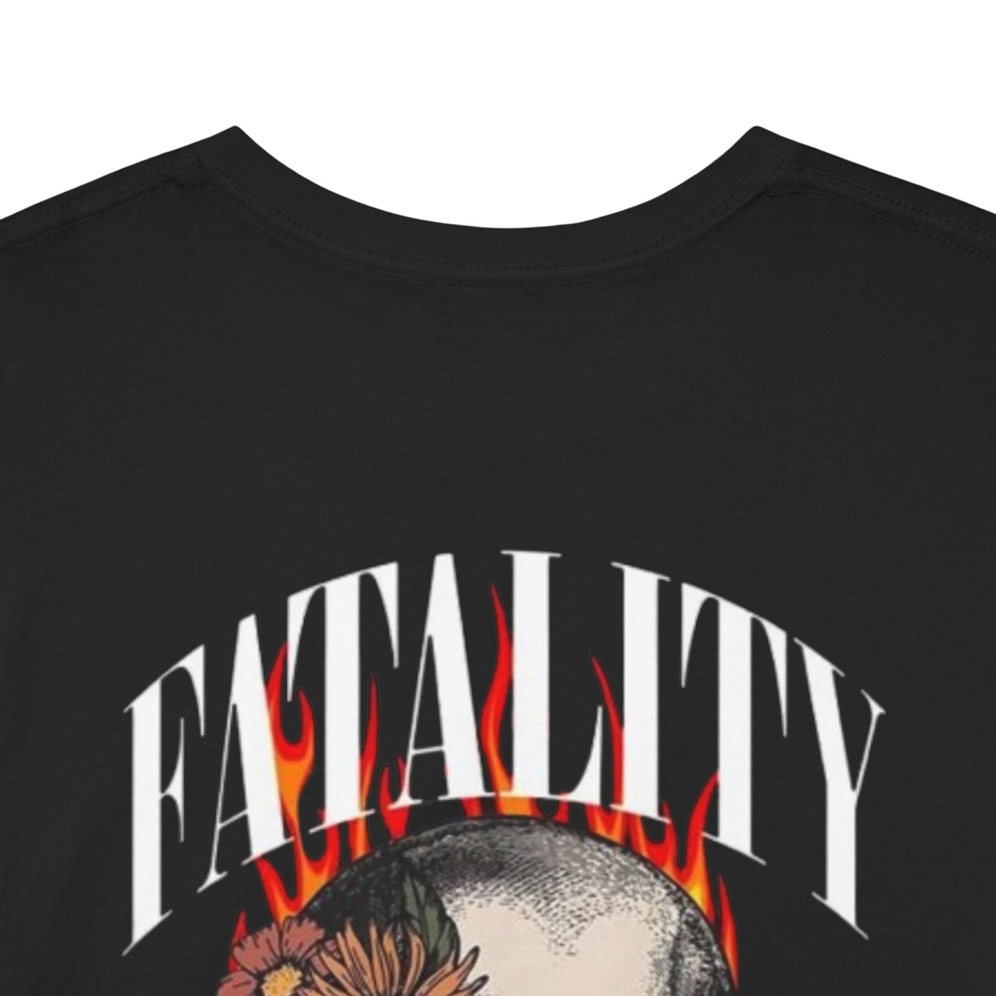 Skull & Roses Tee — “Conquer” Graphic Shirt