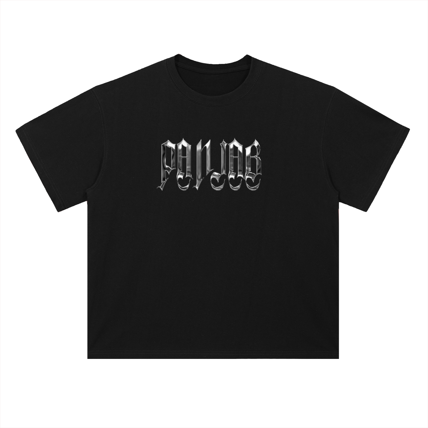 Heavyweight Drop Shoulder Cotton T-Shirt- Punjab Maharaja tshirt