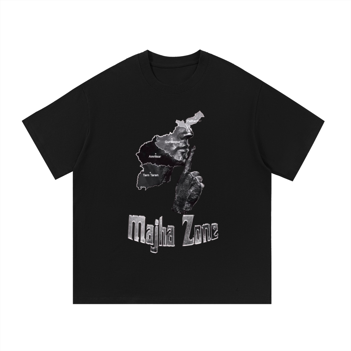 Majha Zone Graphic T-Shirt | Premium Oversized Streetwear Essential Cotton T-Shirt