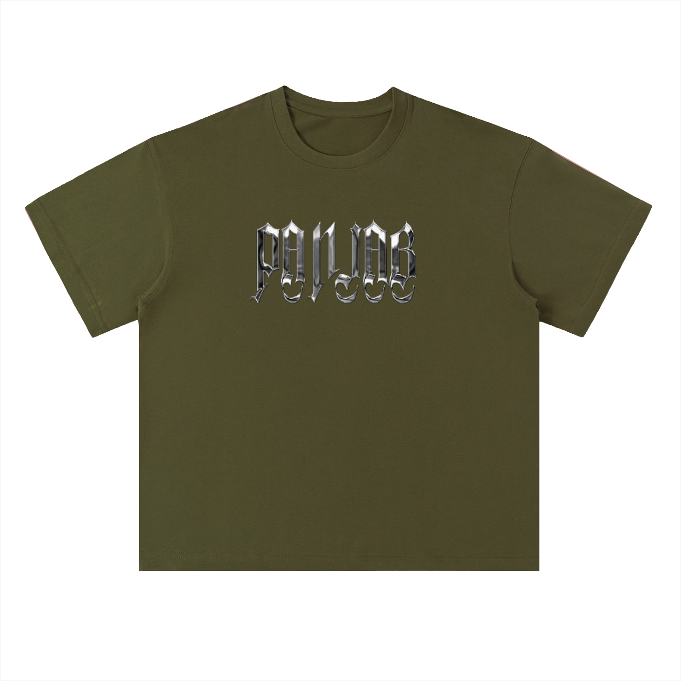 Heavyweight Drop Shoulder Cotton T-Shirt- Punjab Maharaja tshirt