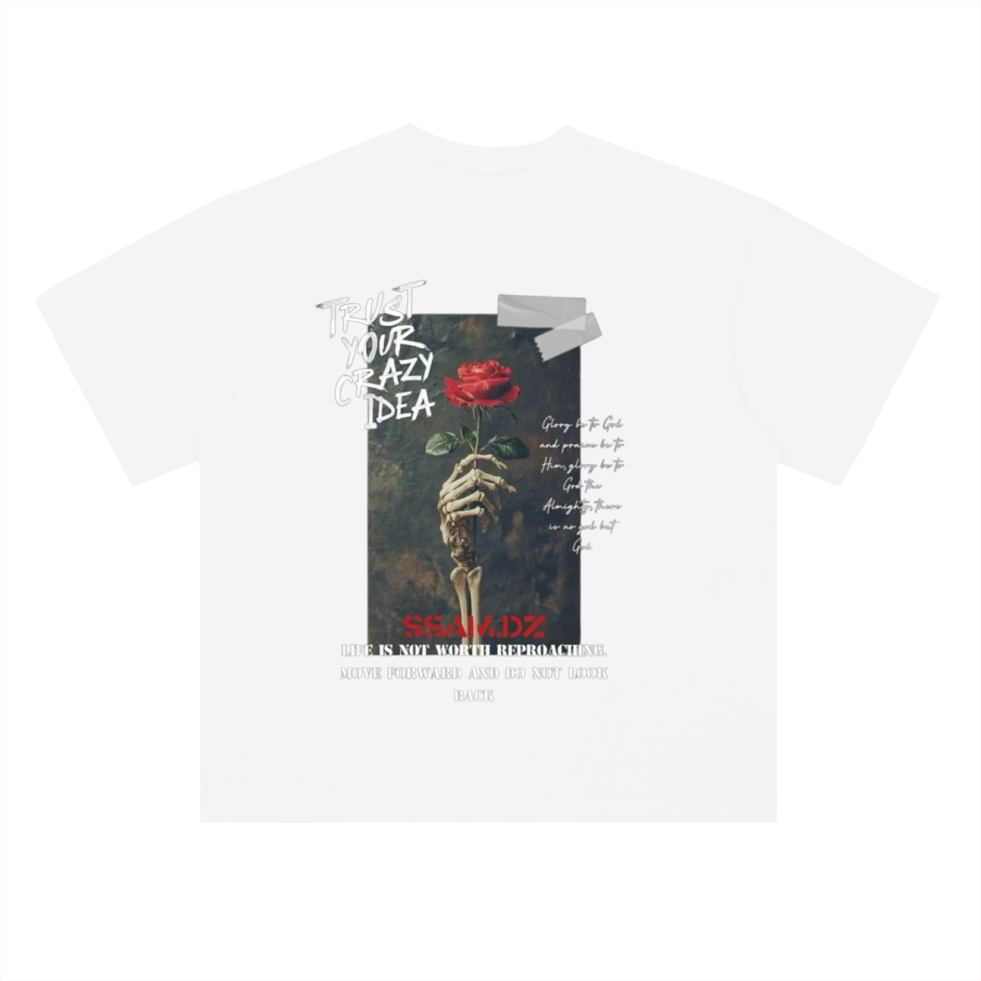 Hope Streetwear T-Shirt - Heavyweight Drop Shoulder Cotton T-Shirt