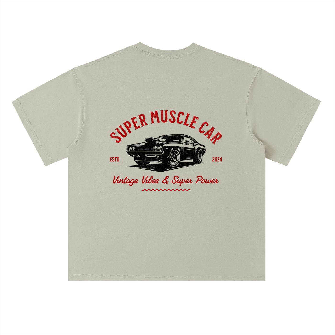 Heavyweight Drop Shoulder Cotton T-Shirt