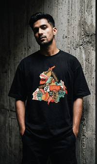 Punjab State Map Graphic T-Shirt-  Unisex Streetwear