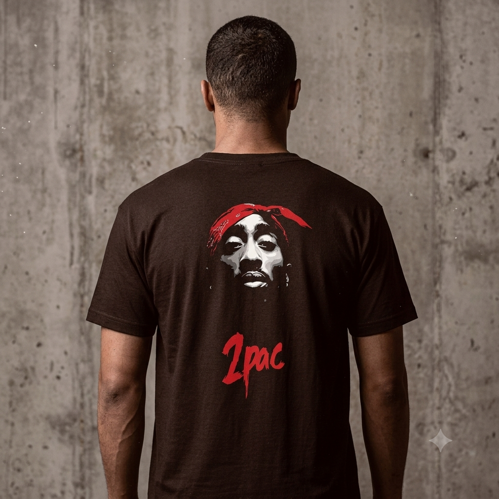 2Pac Streetwear Graphic Tee- Unisex Heavy Cotton Tee