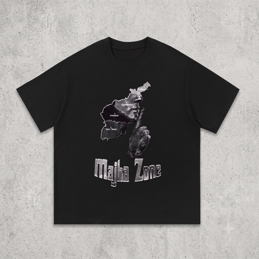 Majha Zone Graphic T-Shirt | Premium Oversized Streetwear Essential Cotton T-Shirt