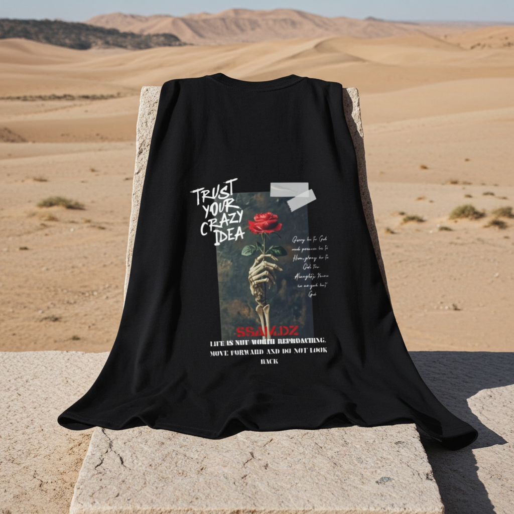 Hope Streetwear T-Shirt - Heavyweight Drop Shoulder Cotton T-Shirt