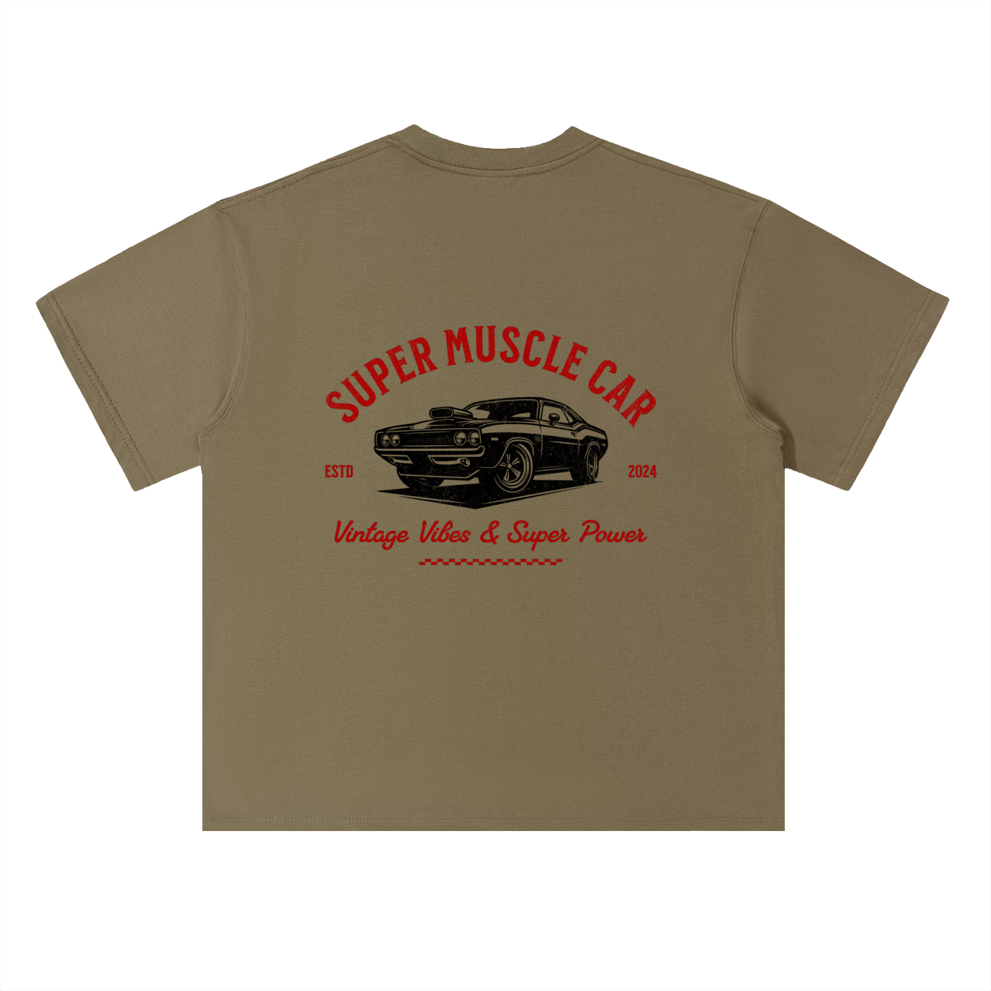 Heavyweight Drop Shoulder Cotton T-Shirt