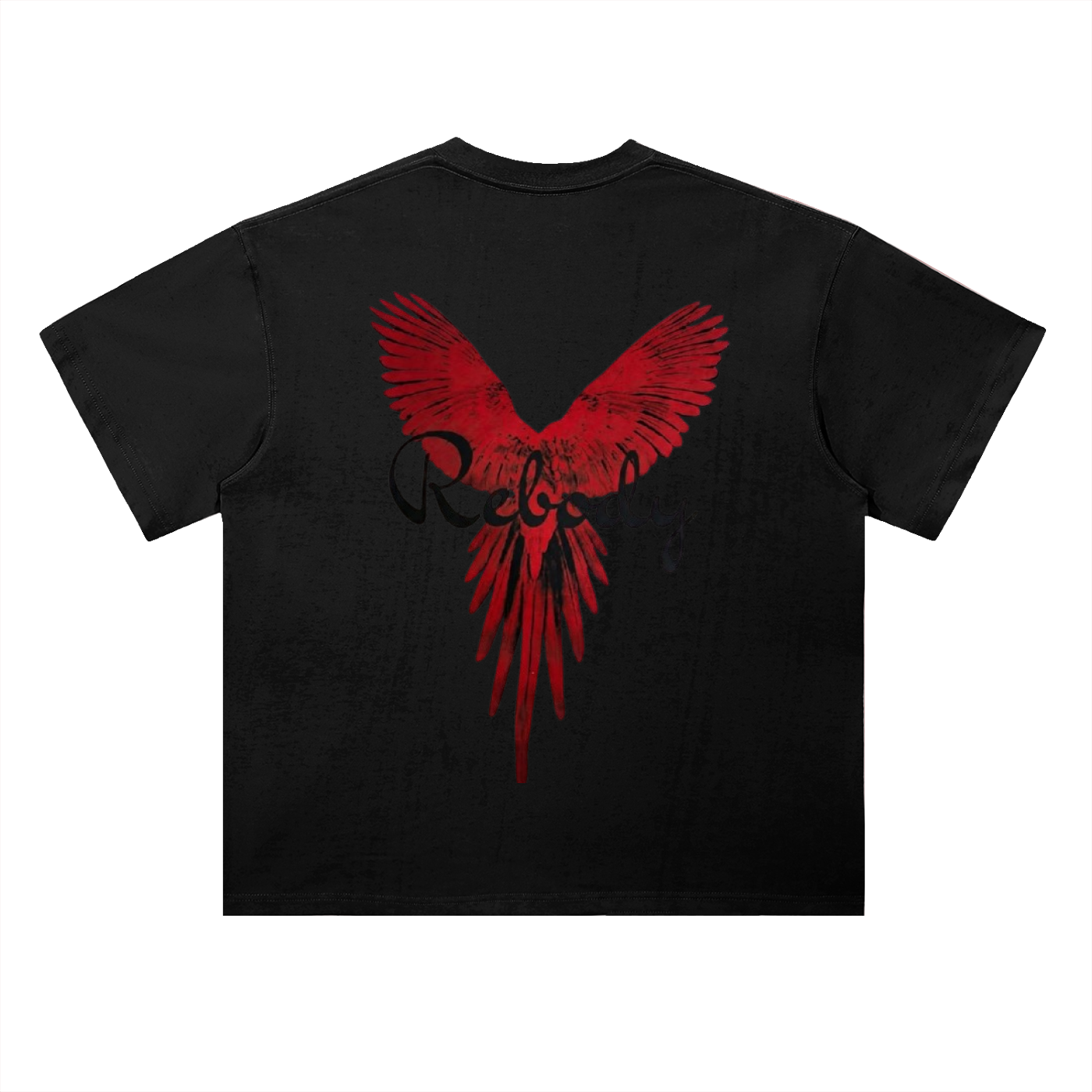 Rhude & Rebody edition-Heavyweight Drop Shoulder Cotton T-Shirt