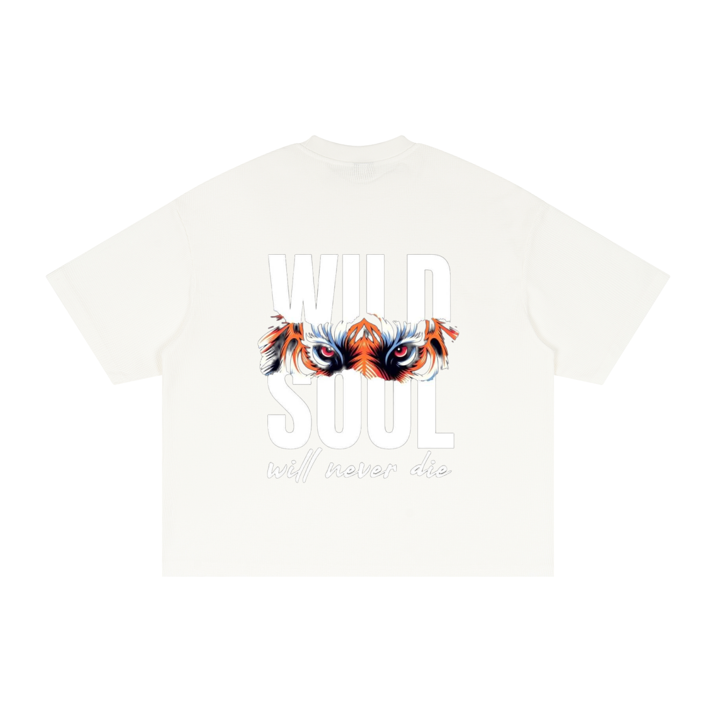 Textured Waffle Washed Boxy T-Shirt