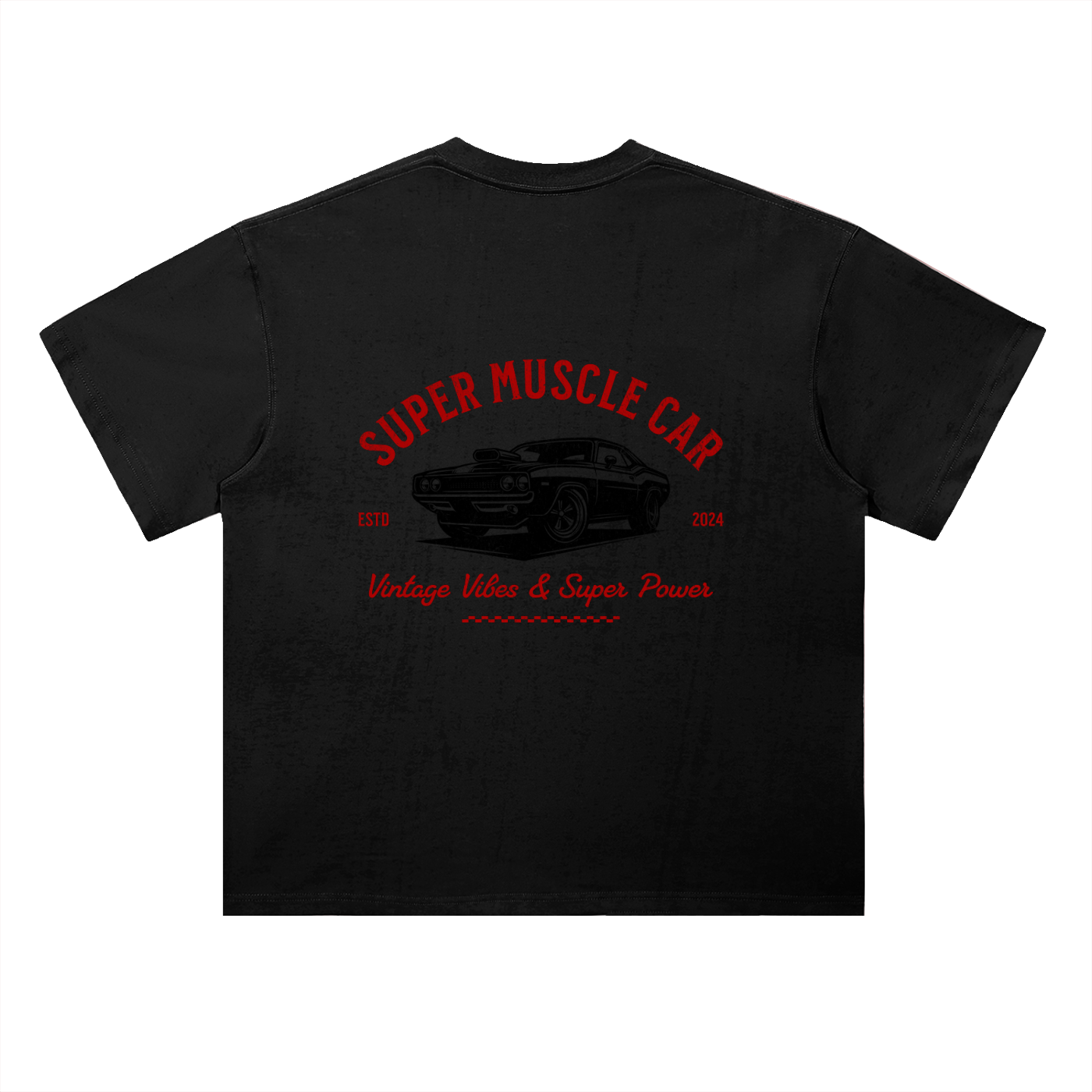 Heavyweight Drop Shoulder Cotton T-Shirt