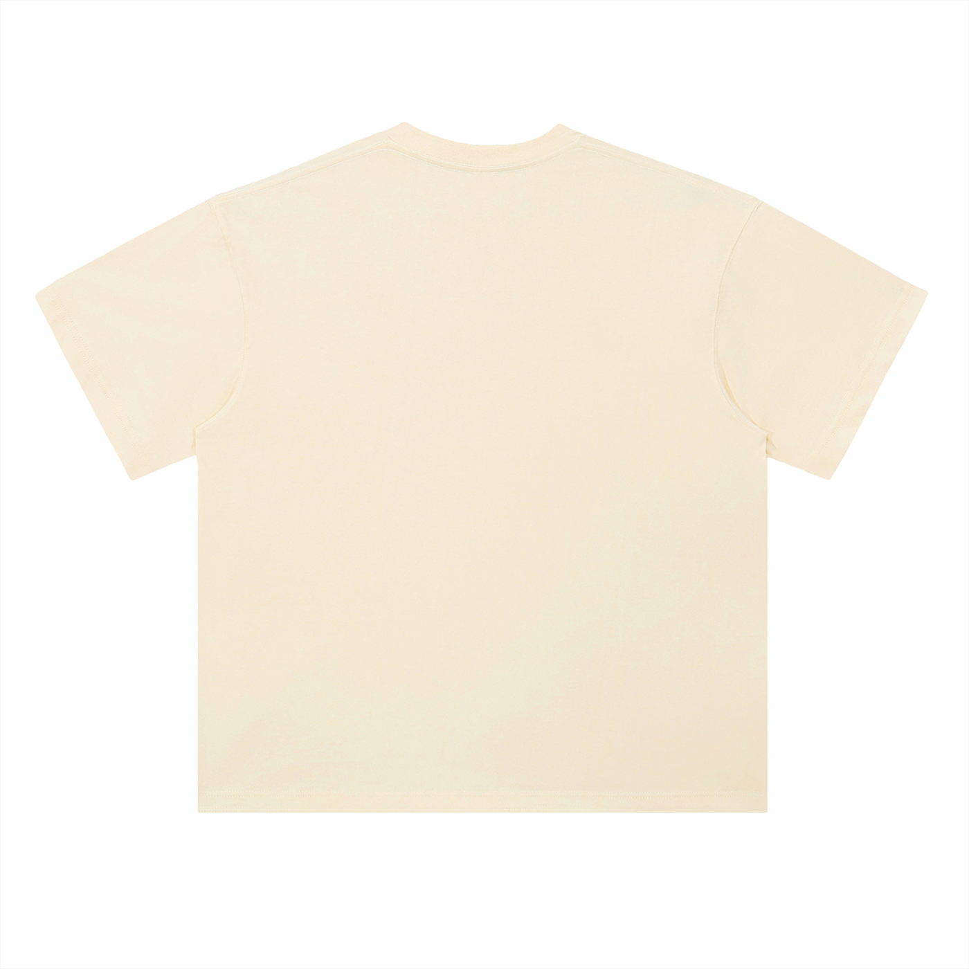 Heavyweight Drop Shoulder Cotton T-Shirt- No plan B