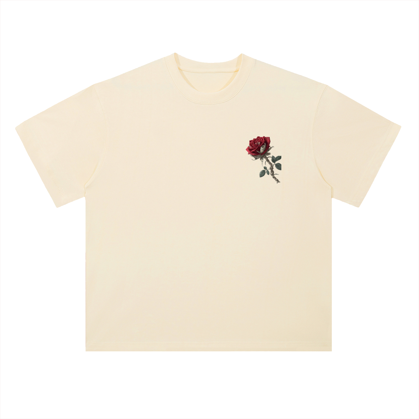 Hope Streetwear T-Shirt - Heavyweight Drop Shoulder Cotton T-Shirt