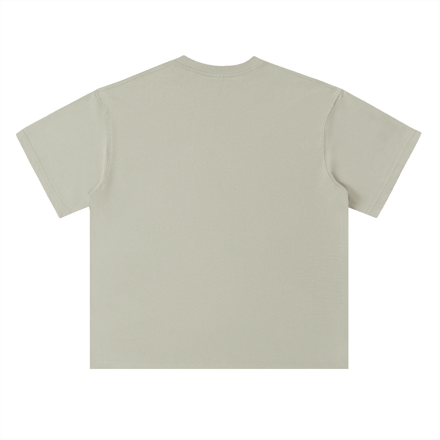 Heavyweight Drop Shoulder Cotton T-Shirt- No plan B