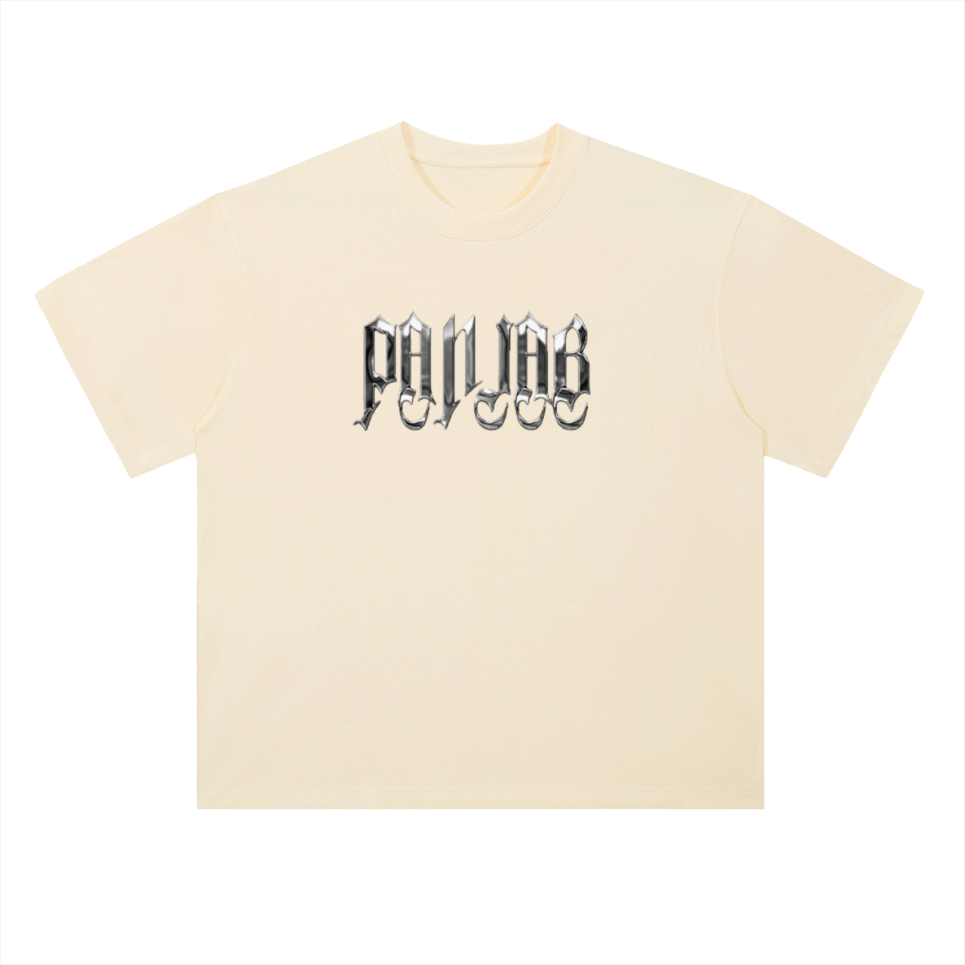 Heavyweight Drop Shoulder Cotton T-Shirt- Punjab Maharaja tshirt