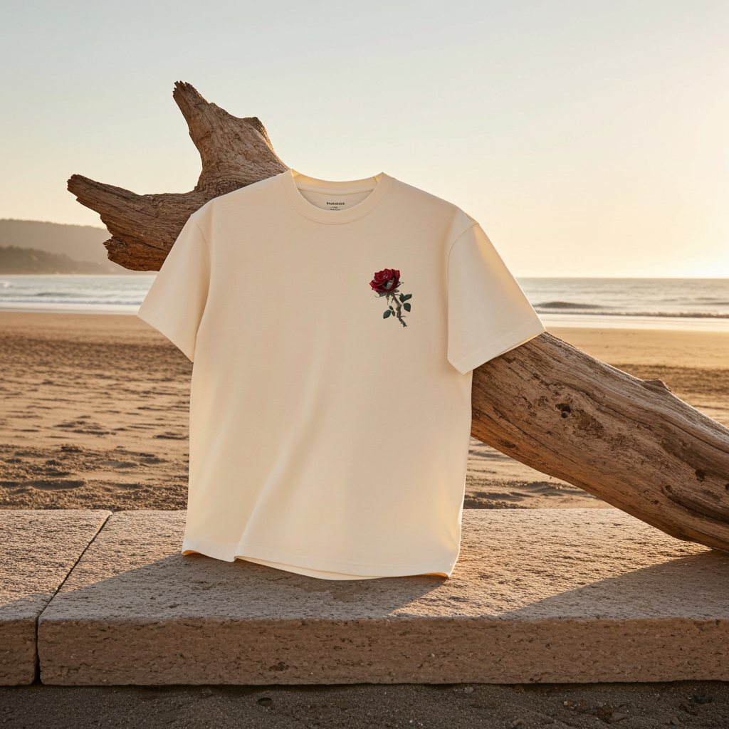 Hope Streetwear T-Shirt - Heavyweight Drop Shoulder Cotton T-Shirt